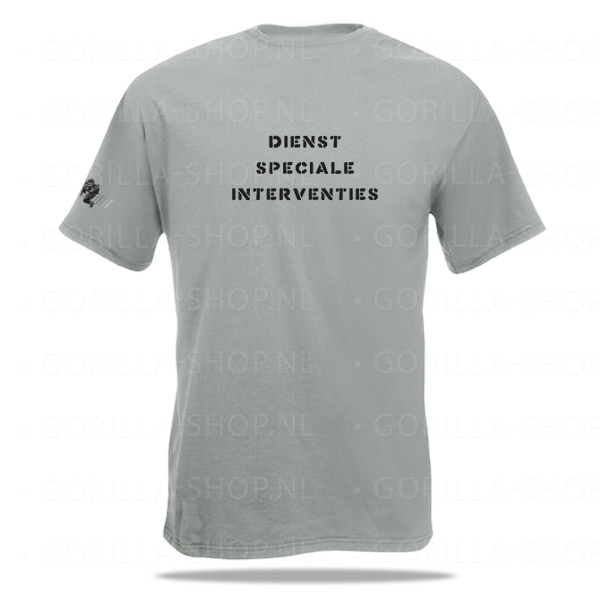 DSI - Tactical Skull T-shirt Premium (lichtgrijs) - Afbeelding 2