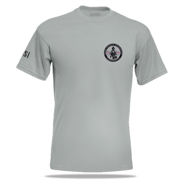 DSI - Operator (staand) t-shirt Premium (lichtgrijs)