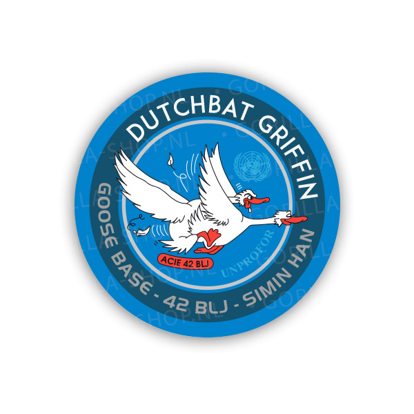 Dutchbat Griffin Sticker (42 BLJ A-cie)