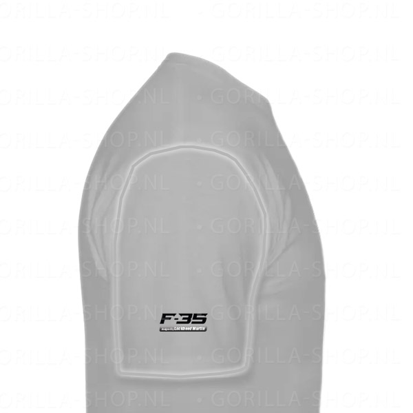 F-35 Premium t-shirt (lichtgrijs) - Afbeelding 4