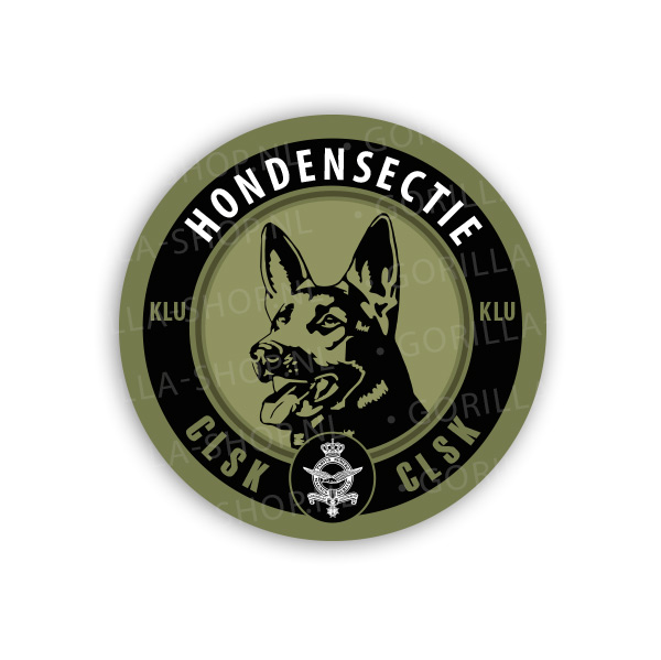 Hondensectie Sticker