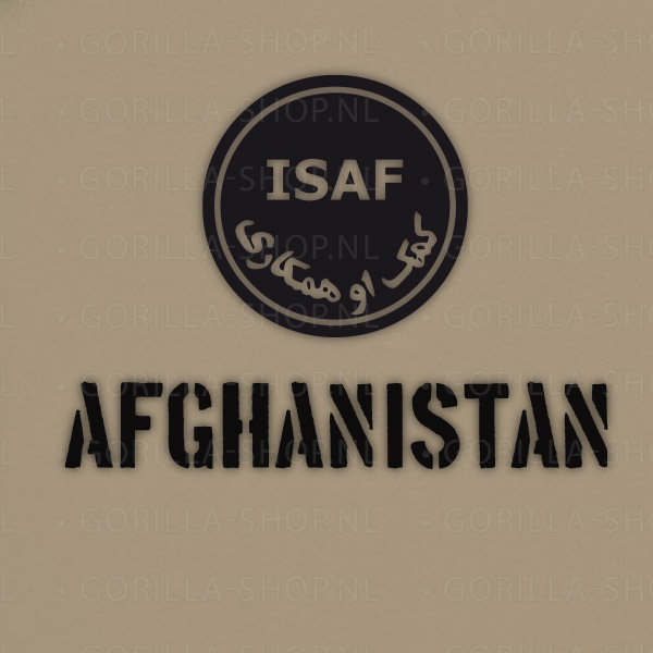 ISAF Khaki T-shirt (Afghanistan) - Afbeelding 5