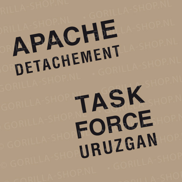 ISAF Khaki T-shirt (Afghanistan) - Afbeelding 4