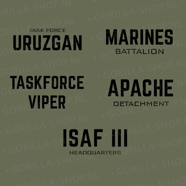 Afghanistan (black) T-shirt - Afbeelding 11
