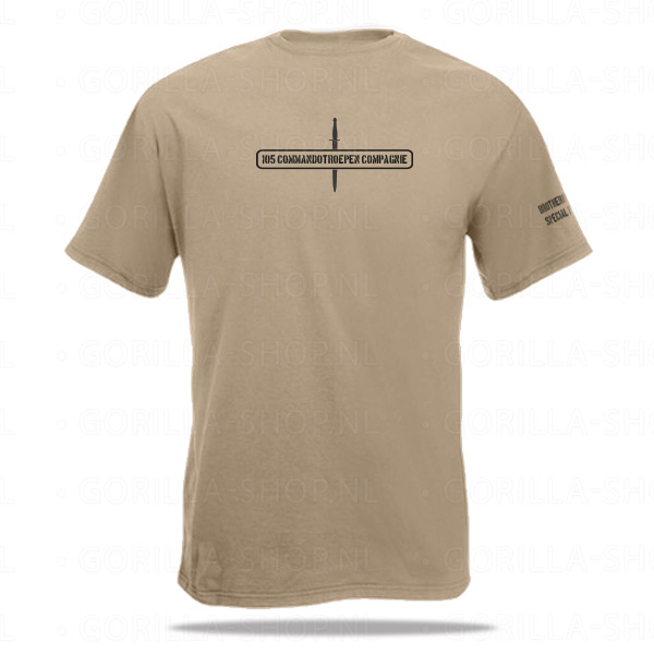 KCT Brotherhood t-shirt (khaki) - Afbeelding 3