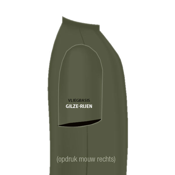 Luchtmacht Bewaking T-shirt Premium (groen) - Afbeelding 5
