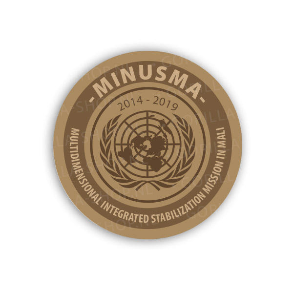 MINUSMA sticker – khaki