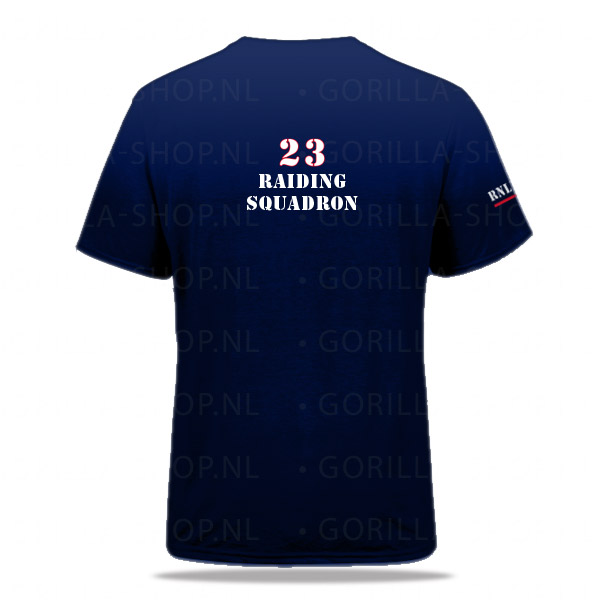 Mariniers - 23 Raiding Squadron t-shirt (Navy Blue) - Afbeelding 2