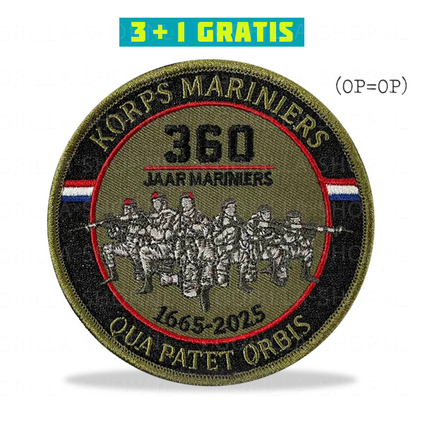 Korps Mariniers - 360 JAAR Patch