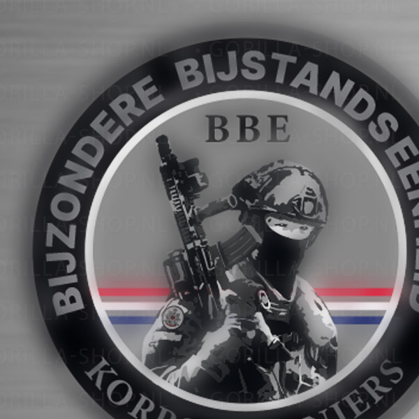 Mariniers Sticker - BBE (operator, grijs) - Afbeelding 2