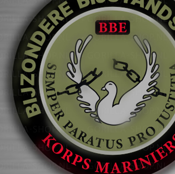 Mariniers Sticker - BBE (zwart-groen) - Afbeelding 2