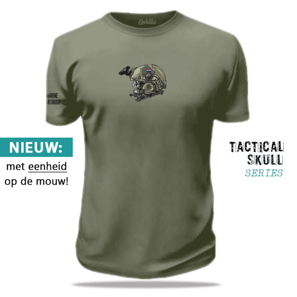 Marinier - Kernwaarden (Tactical Skull) t-shirt