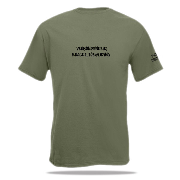 Marinier - Kernwaarden (Tactical Skull) t-shirt - Afbeelding 2