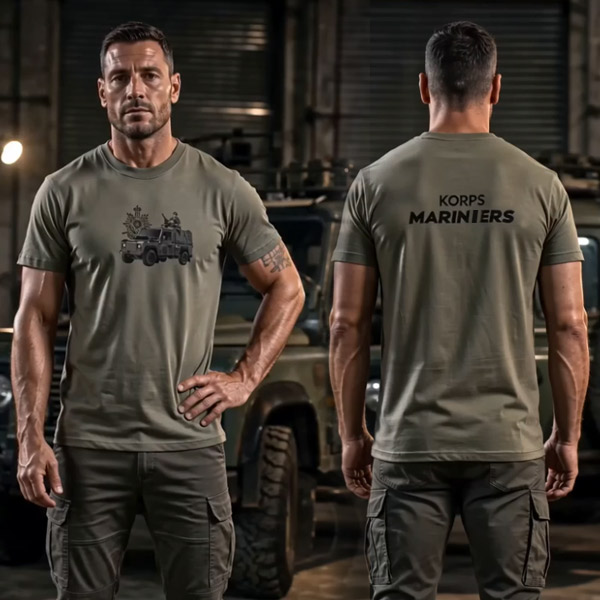 Mariniers - Landrover Defender shirt - Afbeelding 3