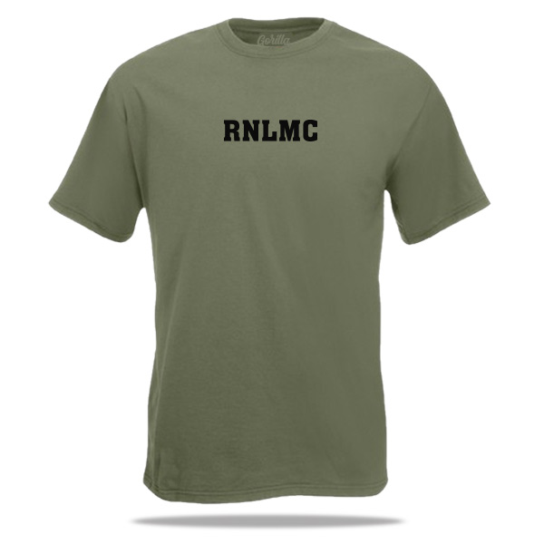 Mariniers RNLMC T-shirt Army Green Basix