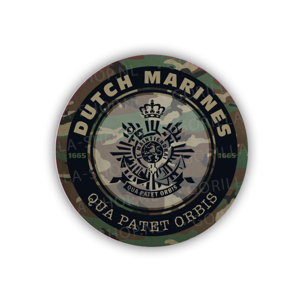 Mariniers Sticker - Camouflage