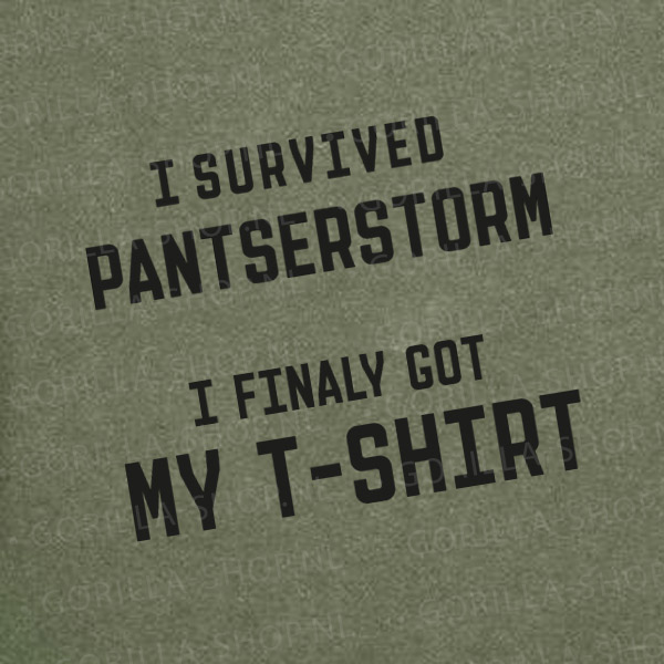 PANTSERSTORM t-shirt (Design A) - Afbeelding 5