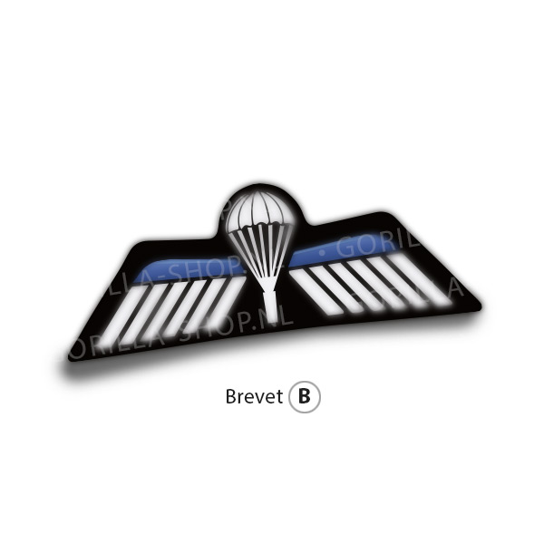 PARA (brevet) WING sticker - Afbeelding 4