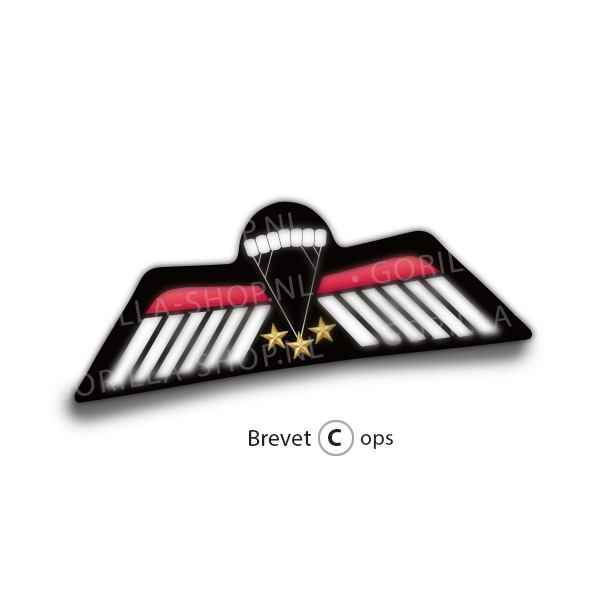 PARA (brevet) WING sticker - Afbeelding 2