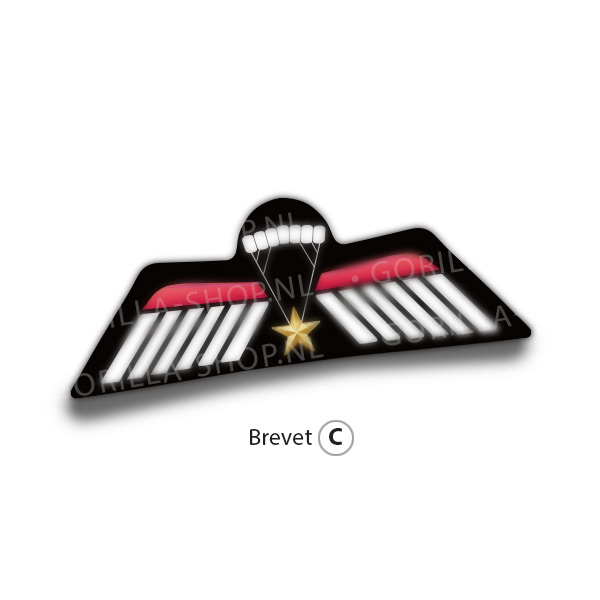PARA (brevet) WING sticker - Afbeelding 3
