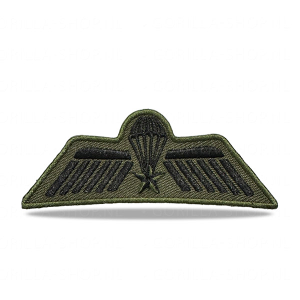 Para Wing Patch (groen-zwart)
