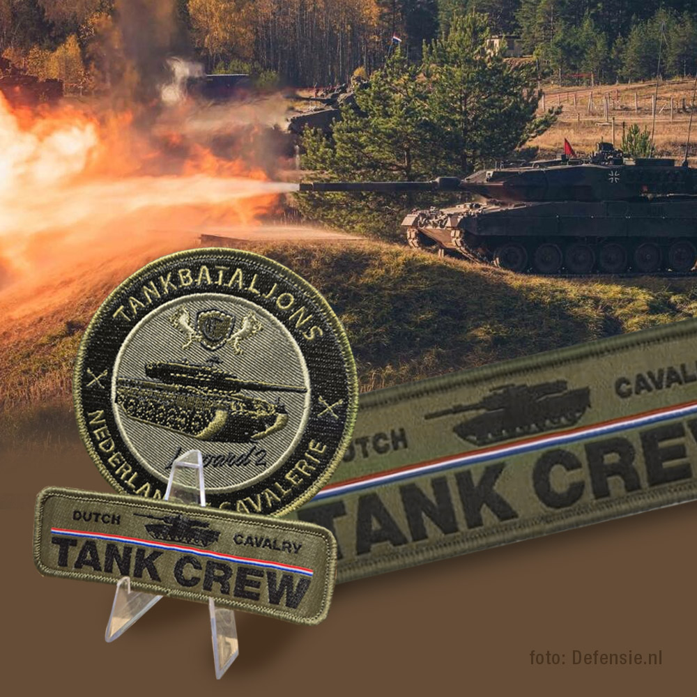 TANK CREW (rechthoek patch) - Afbeelding 2