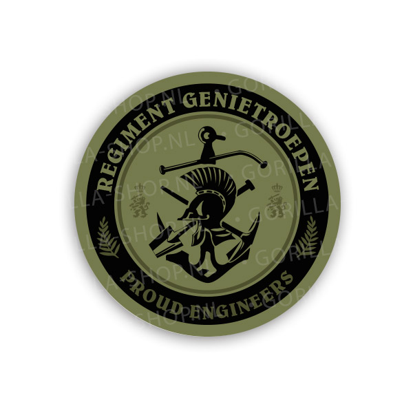 Regiment Genietroepen sticker