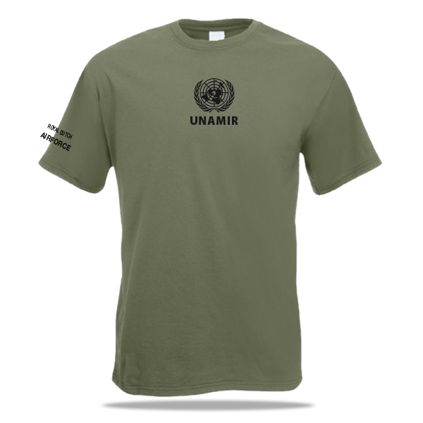 Rwanda UNAMIR GROEN t-shirt