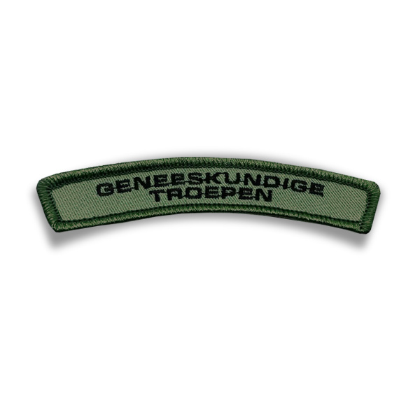 Straatnaam GENEESKUNDIGE TROEPEN (patch)