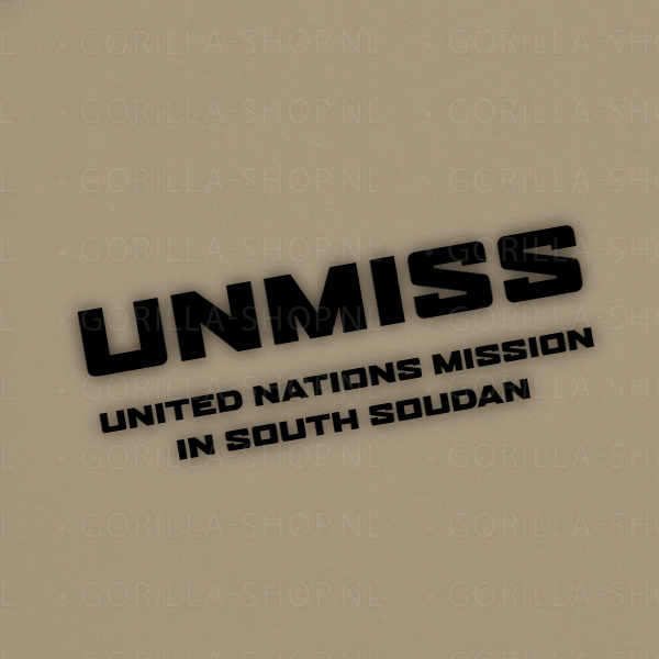UNMISS Premium (khaki) t-shirt - Afbeelding 4