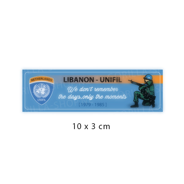 UNIFIL Sticker Classic (rechthoek)