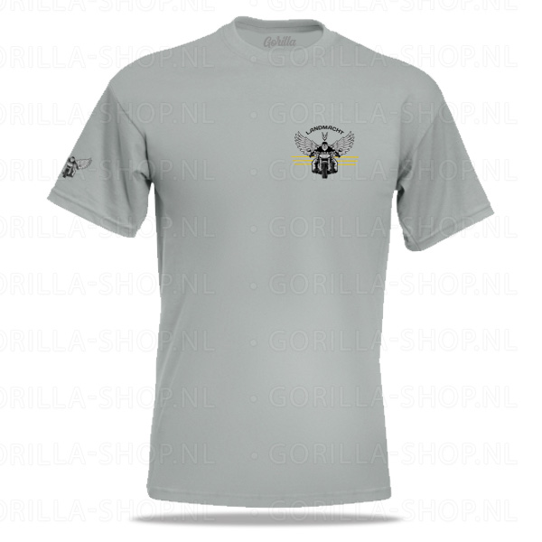 Veteraan BIKER Premium t-shirt (zinkgrijs)