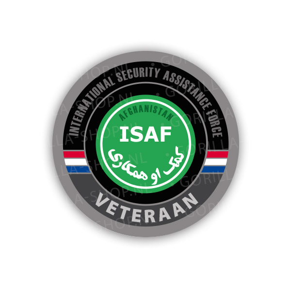 Veteraan - ISAF sticker