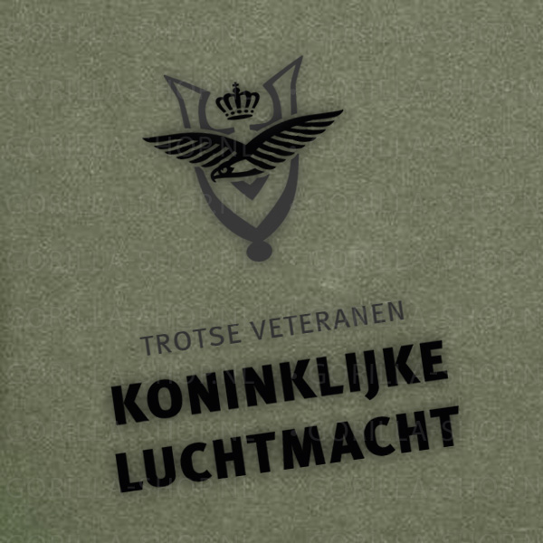 Veteraan Luchtmacht (groen) t-shirt - Afbeelding 4