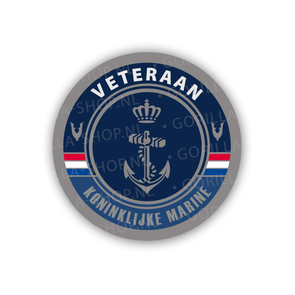 Veteraan - MARINE sticker