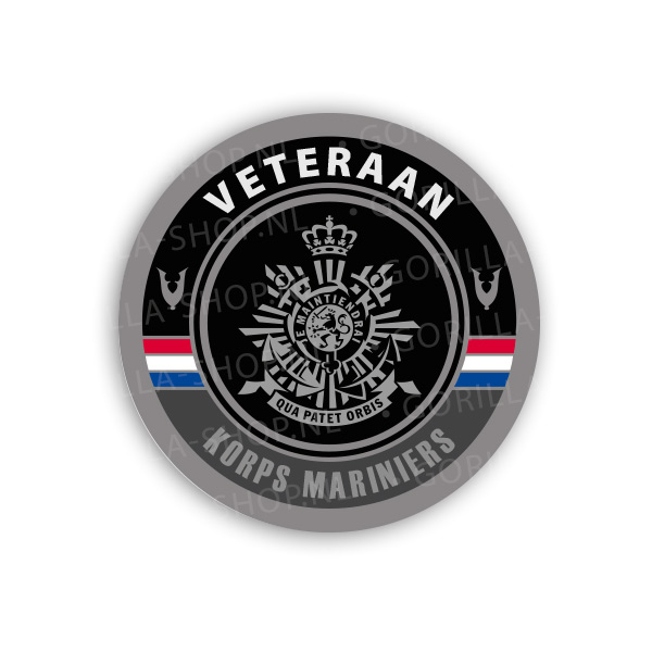 Veteraan - MARINIERS sticker