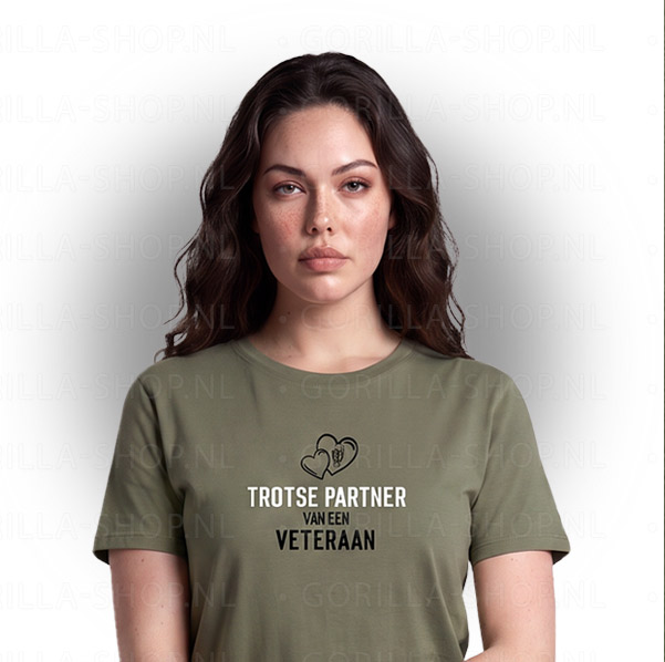 Veteraan "PARTNER" t-shirt - Afbeelding 3