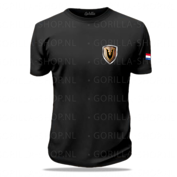 Veteraan SCHILD t-shirt (zwart)