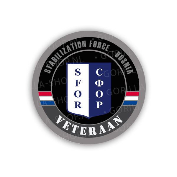 Veteraan - SFOR sticker