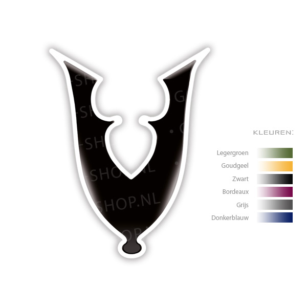 Veteraan - symbool sticker - Afbeelding 3