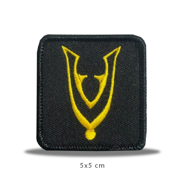 Veteraan Patch - Vierkant (ZWART)
