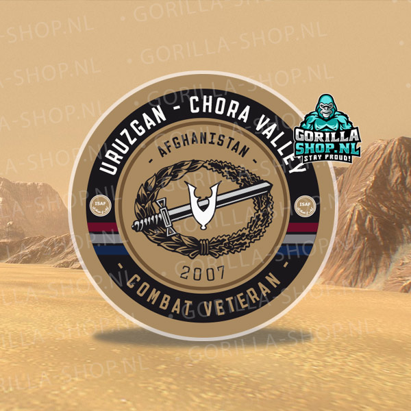 Veteraan - Gevechtsinsigne sticker ISAF - Afbeelding 5