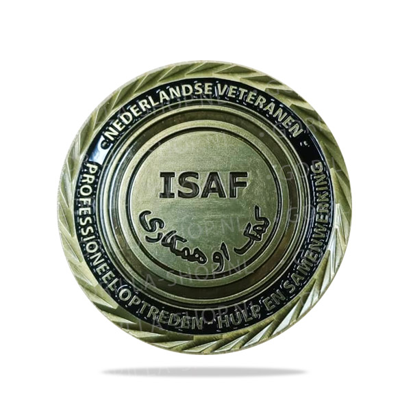 Veteranen Coin ISAF - Afbeelding 2