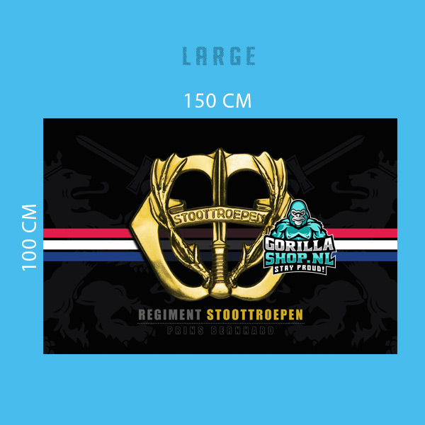 Stoottroepen vlag (Large) - Afbeelding 3
