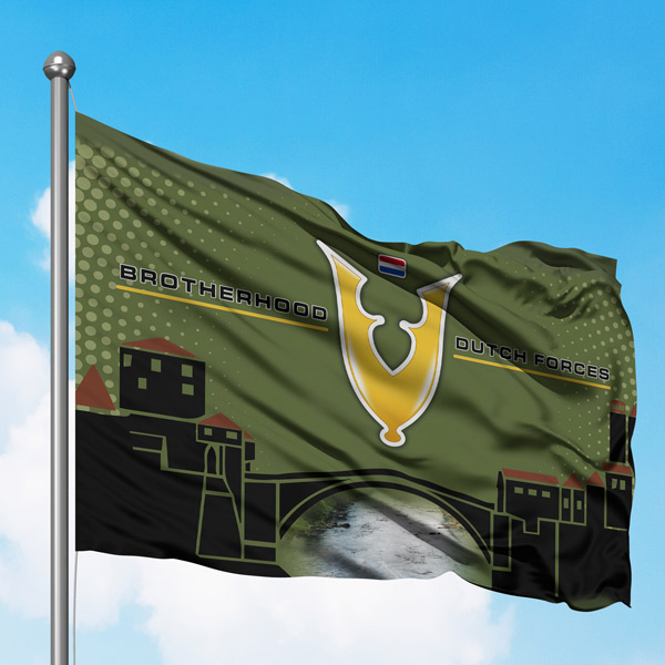 Veteranenvlag - BALKAN (Large)
