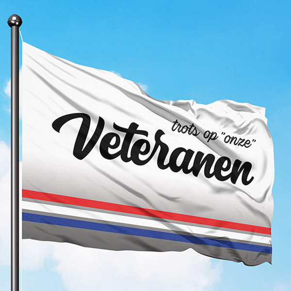 Vlag - Trots op onze veteranen (Large)