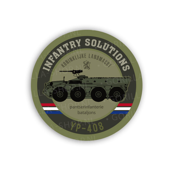 YP-408 sticker (legergroen)