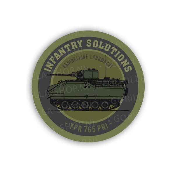 YPR 765 PRI (legergroen) sticker