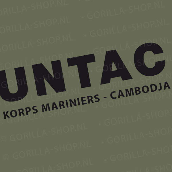 Cambodja UNTAC GROEN t-shirt - Afbeelding 4