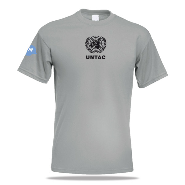 Cambodja UNTAC Premium T-shirt (grijs)